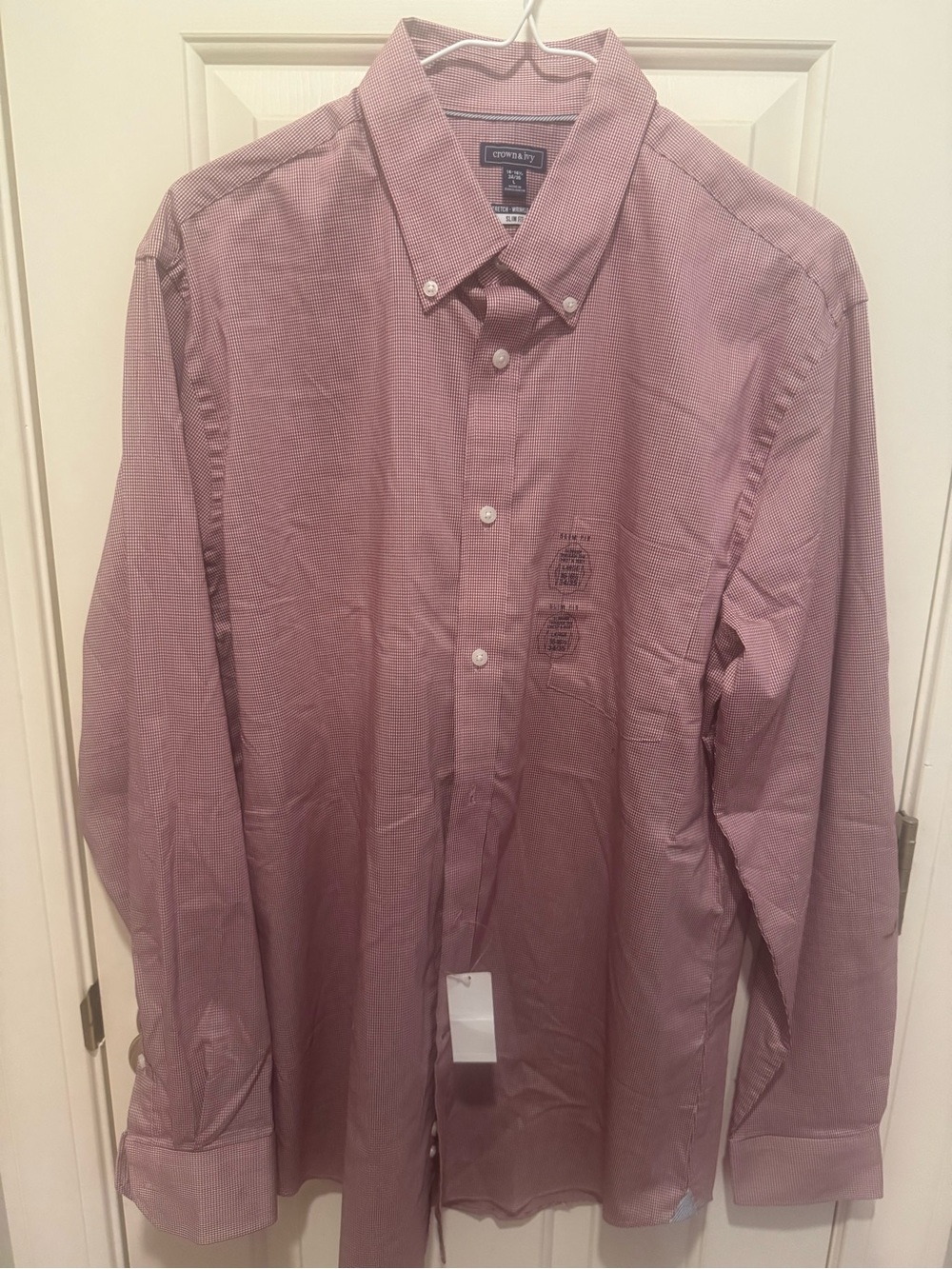 croft & barrow Men's Button-Down Shirt in Dusty Mauve